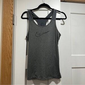 Nike Gray Dri-FIT Racerback Tank Top